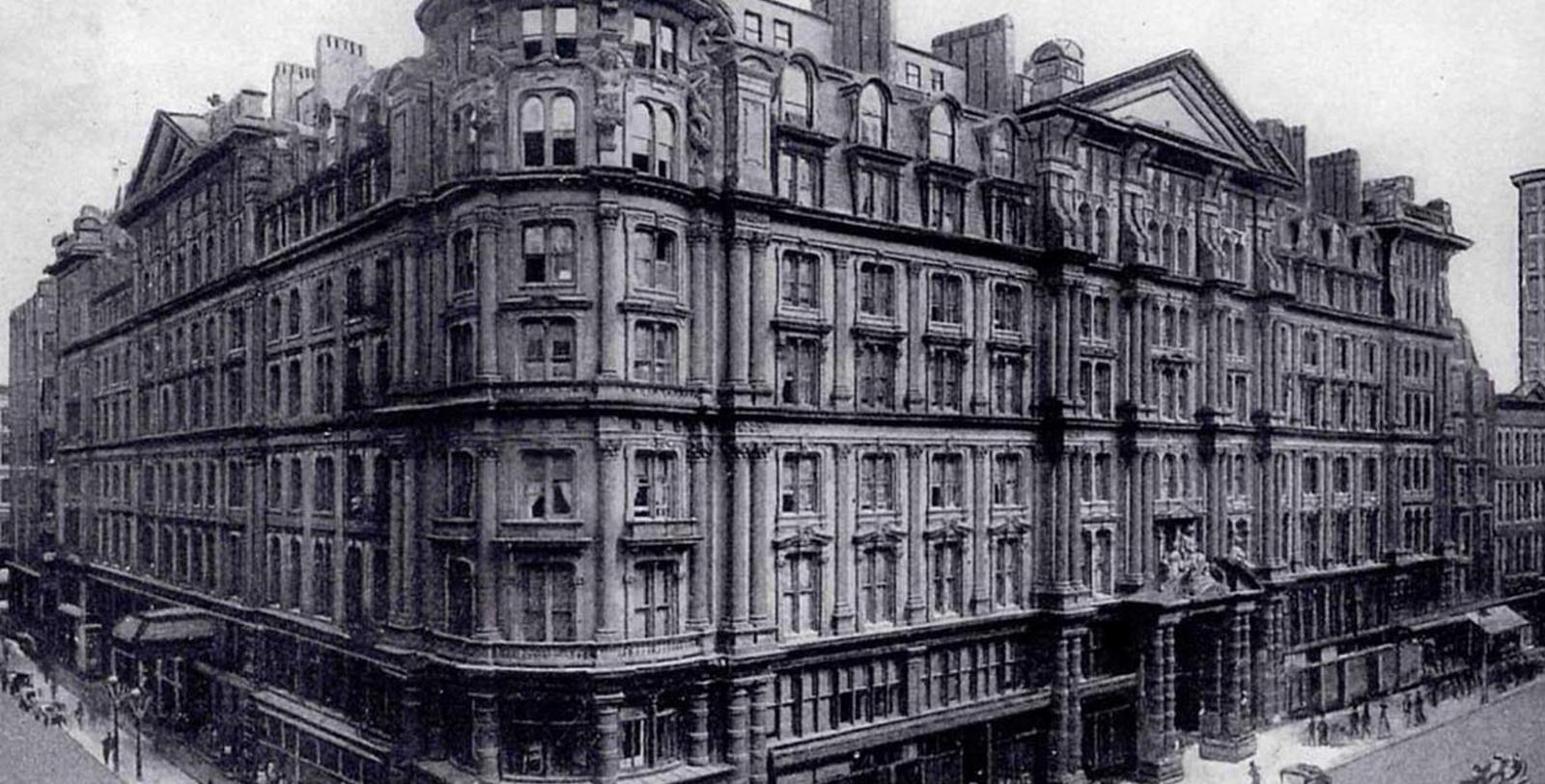 Discover the Beaux-Arts-style façade of Palmer House®, A Hilton Hotel.