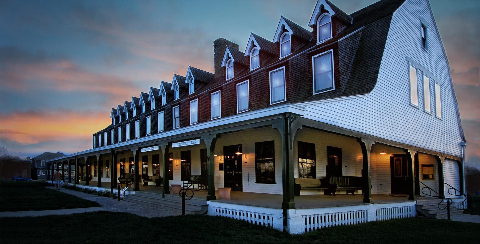 Image of Entrance to Sheridan Inn, 1893, Member of Historic Hotels of America, in Sheridan, Wyoming, Special Offers, Discounted Rates, Families, Romantic Escape, Honeymoons, Anniversaries, Reunions